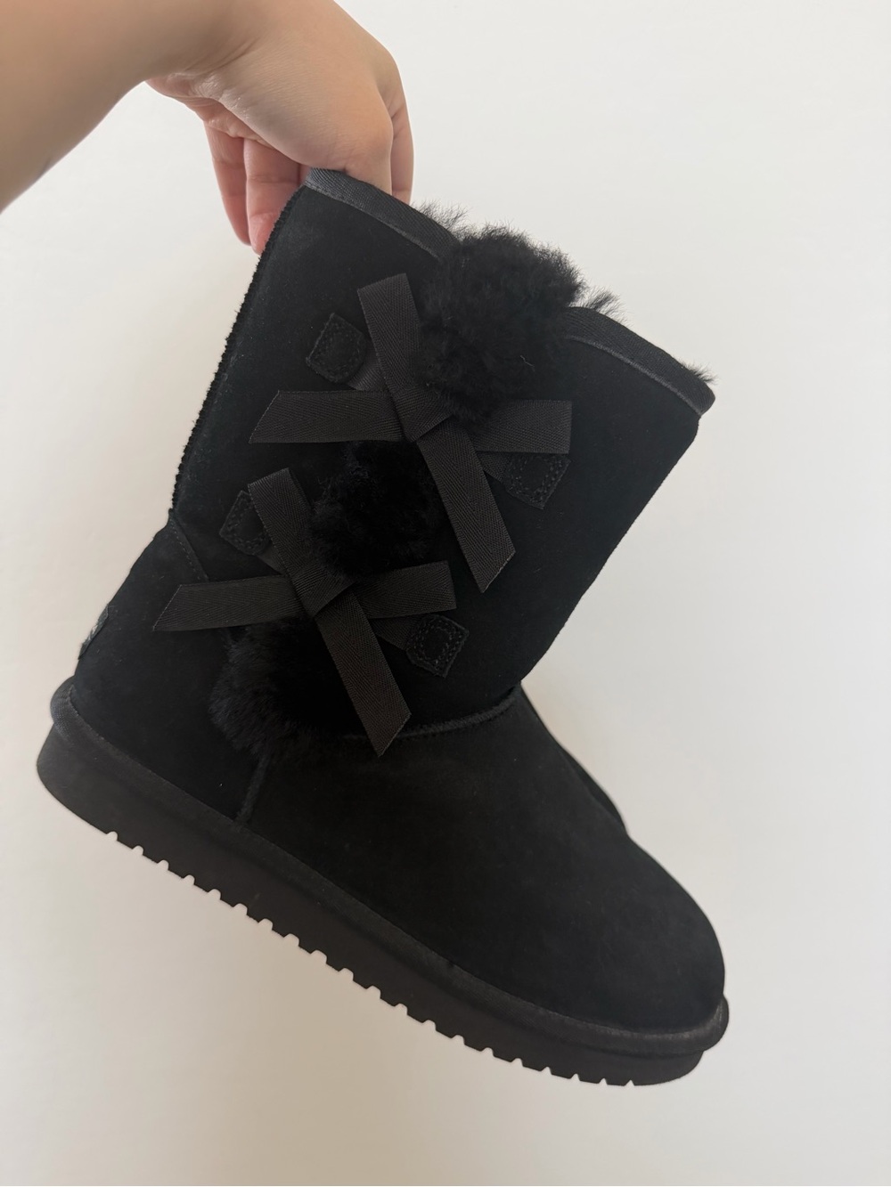 Koolaburra Black Bow Winter Boots - Women